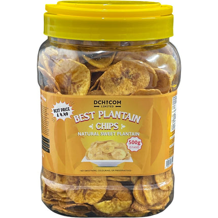 Sweet Yellow Plantain Chips - Dchicom | Crispy & Delicious Snack