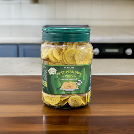 Delicious Green Plantain Chips by DCHICOM | Healthy Snack