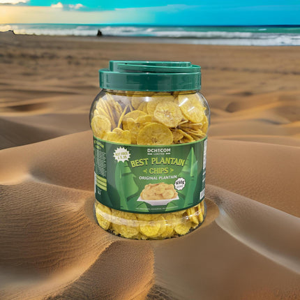 Delicious Green Plantain Chips by DCHICOM | Healthy Snack