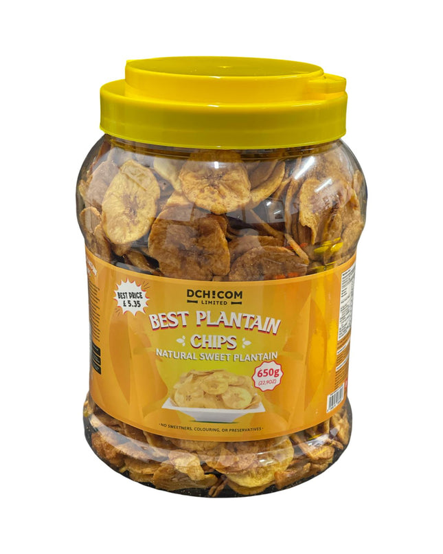 Sweet Yellow Plantain Chips - Dchicom | Crispy & Delicious Snack