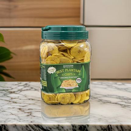 Delicious Green Plantain Chips by DCHICOM | Healthy Snack