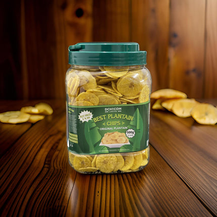 Delicious Green Plantain Chips by DCHICOM | Healthy Snack