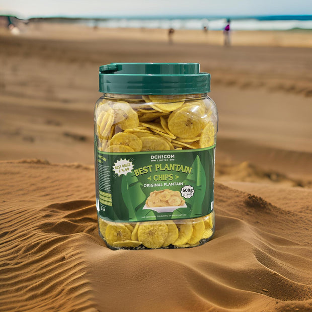 Delicious Green Plantain Chips by DCHICOM | Healthy Snack