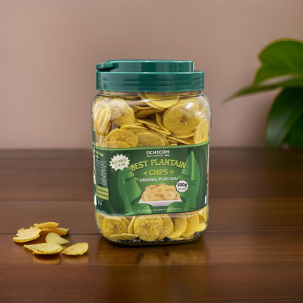 Delicious Green Plantain Chips by DCHICOM | Healthy Snack